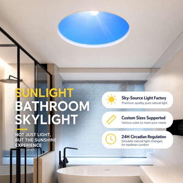 Round Sun Simulation Sky Light