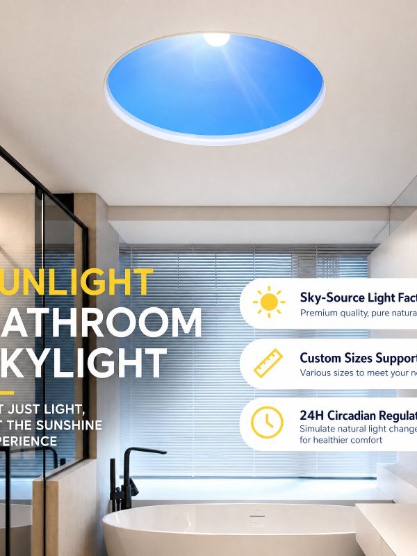 Round Sun Simulation Sky Light