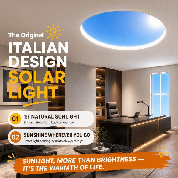 Round Sun Simulation Sky Light